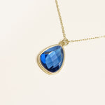 Collier Positano en acier inoxydable doré à l'or fin — vue 3
