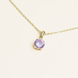 Collier Orano en acier inoxydable doré à l'or fin — vue 2