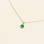 Collier Vayela en acier inoxydable doré à l'or fin — vue 3