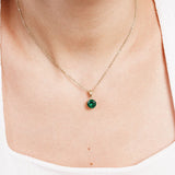 Collier Vayela en acier inoxydable doré à l'or fin — vue 4