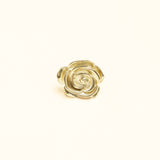 Bague Avelina en acier inoxydable doré à l'or fin — vue 2