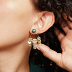 Boucles Naoussam en acier inoxydable doré à l'or fin