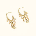 Boucles Belloria en acier inoxydable doré à l'or fin