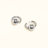 Boucles Naima en acier inoxydable doré à l'or fin