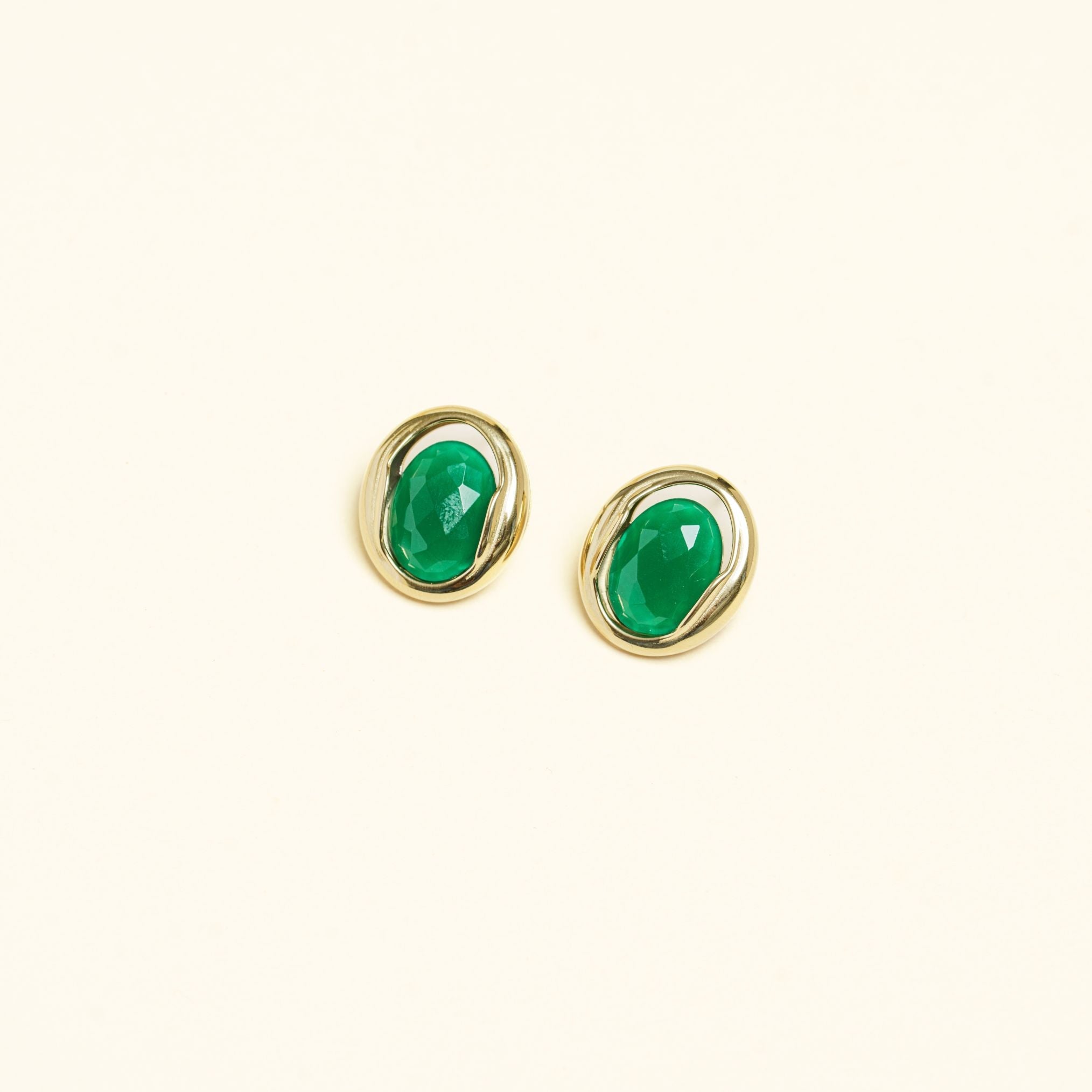 Boucles Belly en acier inoxydable doré à l'or fin — vue 3