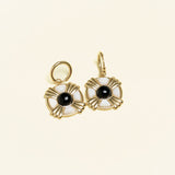 Boucles Veldia en acier inoxydable doré à l'or fin — vue 2