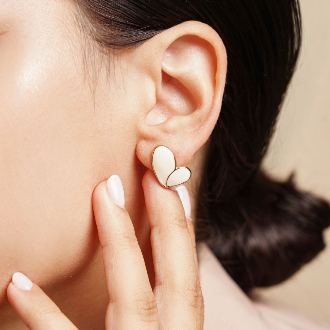 Boucles Alexis en acier inoxydable doré à l'or fin