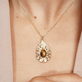 Collier Luisa en acier inoxydable doré à l'or fin
