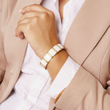 Bracelet Kinsley en acier inoxydable doré à l'or fin
