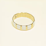 Bracelet Kinsley en acier inoxydable doré à l'or fin — vue 2