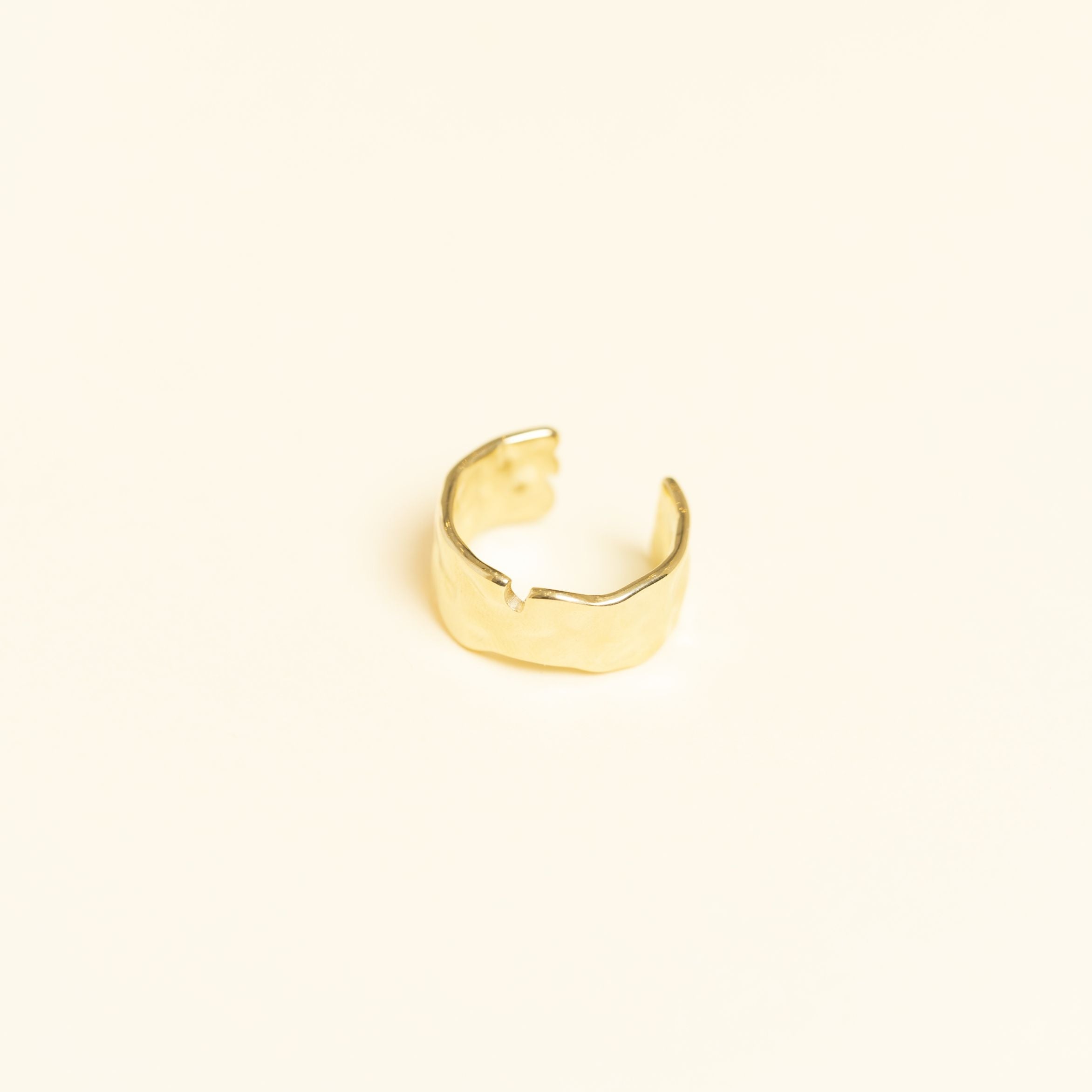 Bague Sansa en acier inoxydable doré à l'or fin — vue 3