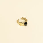Bague Maxine en acier inoxydable doré à l'or fin