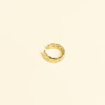 Bague Viviane en acier inoxydable doré à l'or fin — vue 4
