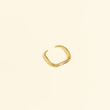 Bague Sultana en acier inoxydable doré à l'or fin — vue 5