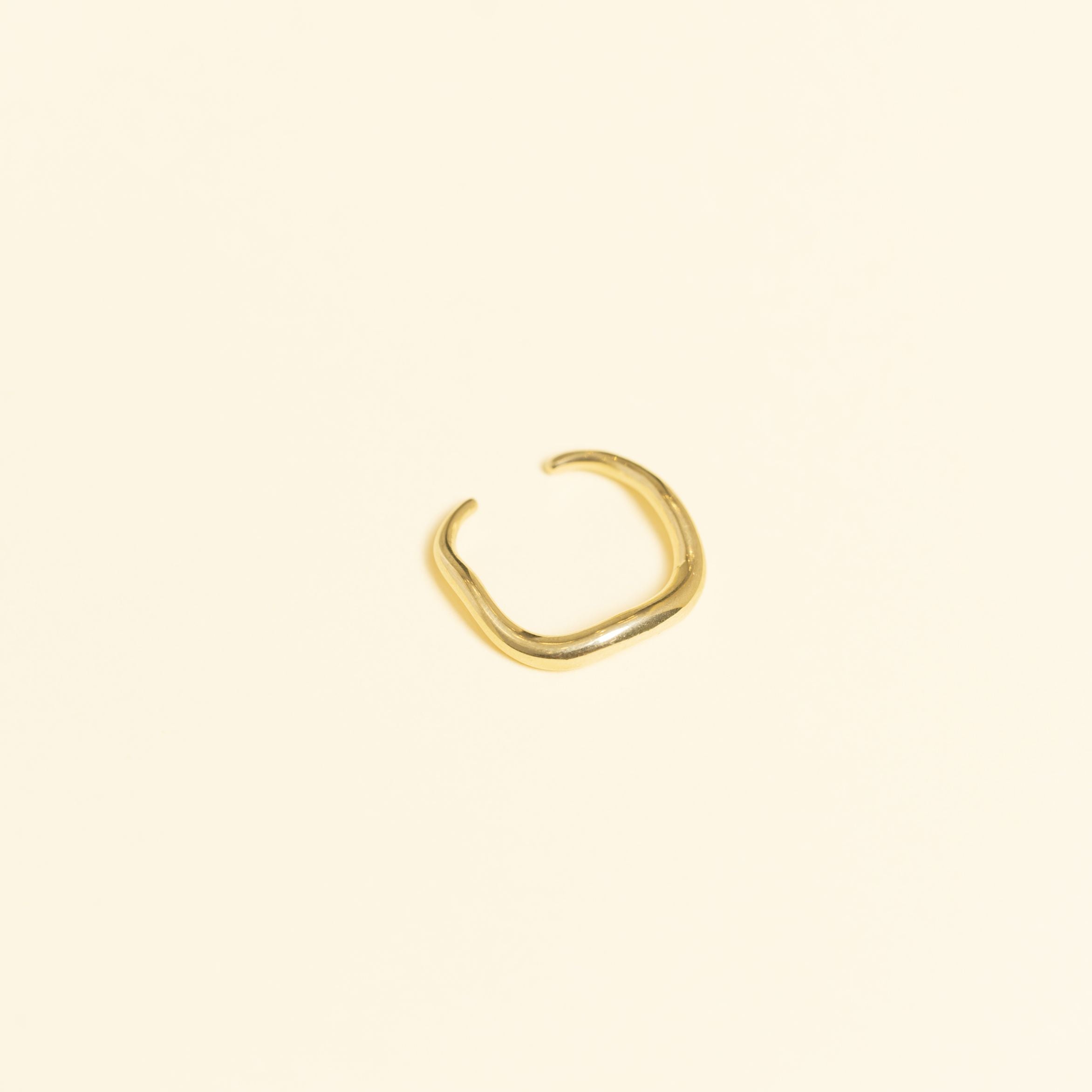 Bague Sultana en acier inoxydable doré à l'or fin — vue 5