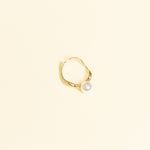 Bague Linisa en acier inoxydable doré à l'or fin — vue 5