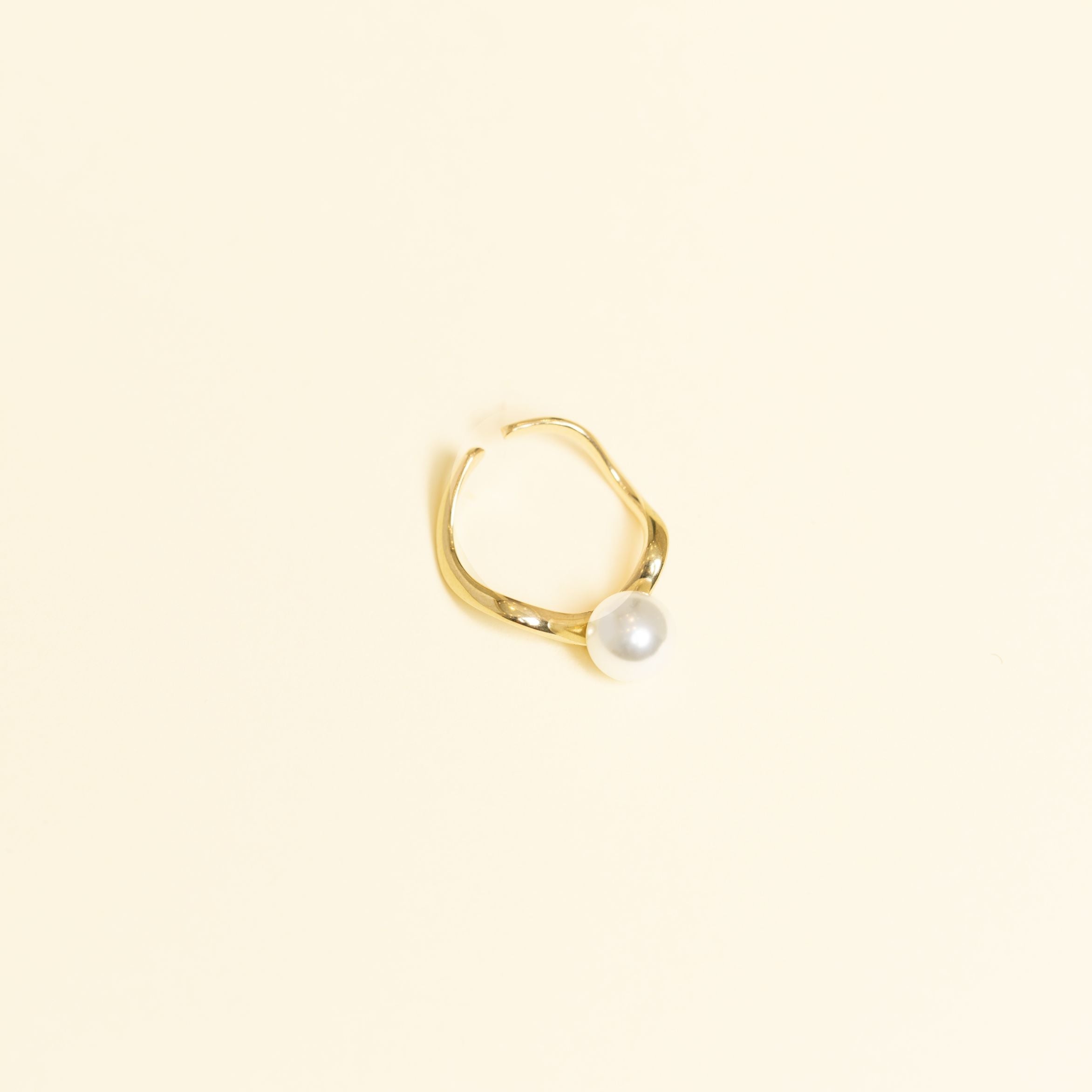 Bague Linisa en acier inoxydable doré à l'or fin — vue 5