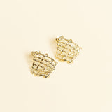 Boucles Iliora en acier inoxydable doré à l'or fin
