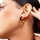 Boucles Maram en acier inoxydable doré à l'or fin — vue 3