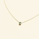 Collier Soriya en acier inoxydable doré à l'or fin — vue 3