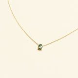 Collier Soriya en acier inoxydable doré à l'or fin — vue 3