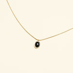 Collier Sawda en acier inoxydable doré à l'or fin — vue 2