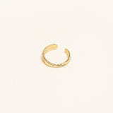 Bague Haoua en acier inoxydable doré à l'or fin — vue 3