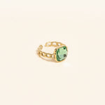 Bague Faye en acier inoxydable doré à l'or fin — vue 3