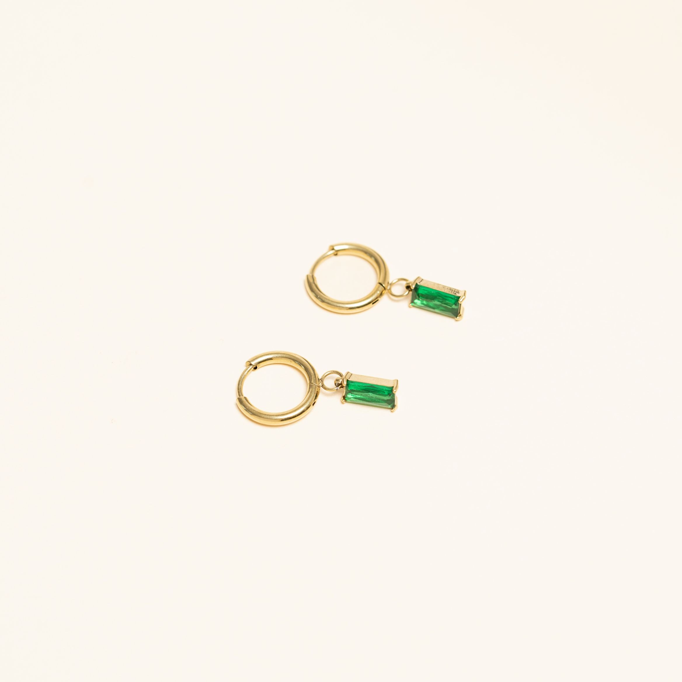 Boucles Moubina en acier inoxydable doré à l'or fin — vue 4