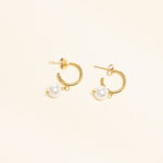 Boucles Galia en acier inoxydable doré à l'or fin