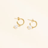 Boucles Galia en acier inoxydable doré à l'or fin