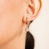 Boucles Madiha en acier inoxydable doré à l'or fin — vue 2