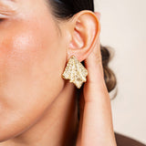 Boucles Saloua en acier inoxydable doré à l'or fin