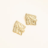 Boucles Saloua en acier inoxydable doré à l'or fin — vue 2