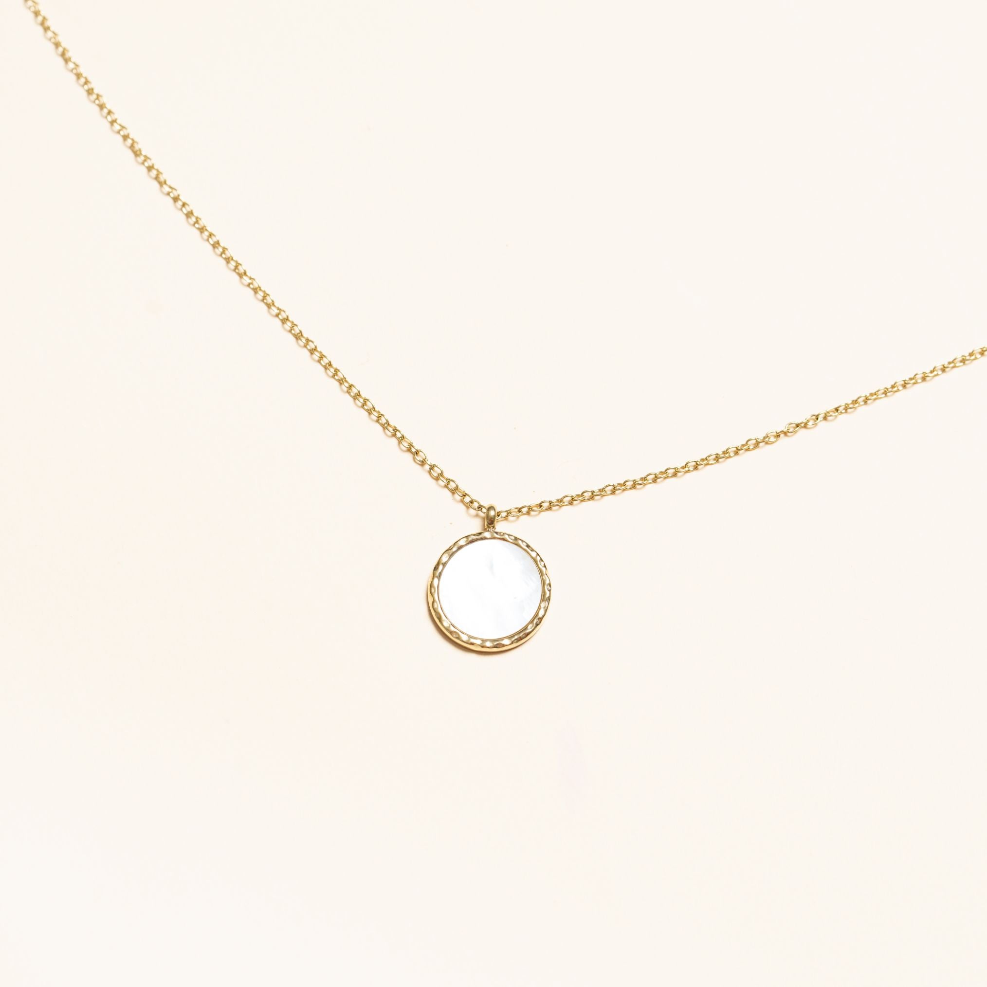 Collier Makka en acier inoxydable doré à l'or fin