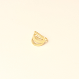 Bague Orenda en acier inoxydable doré à l'or fin — vue 2