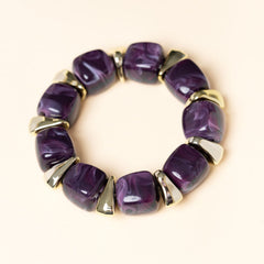 Bracelet Nienna en acier inoxydable doré à l'or fin
