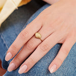 Bague Bobby en acier inoxydable doré à l'or fin — vue 2