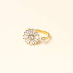 Bague Soy en acier inoxydable doré à l'or fin