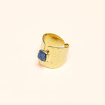 Bague Sélije en acier inoxydable doré à l'or fin — vue 4
