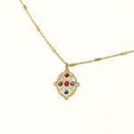 Collier Riny en acier inoxydable doré à l'or fin