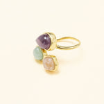 Bague Marline en acier inoxydable doré à l'or fin — vue 4